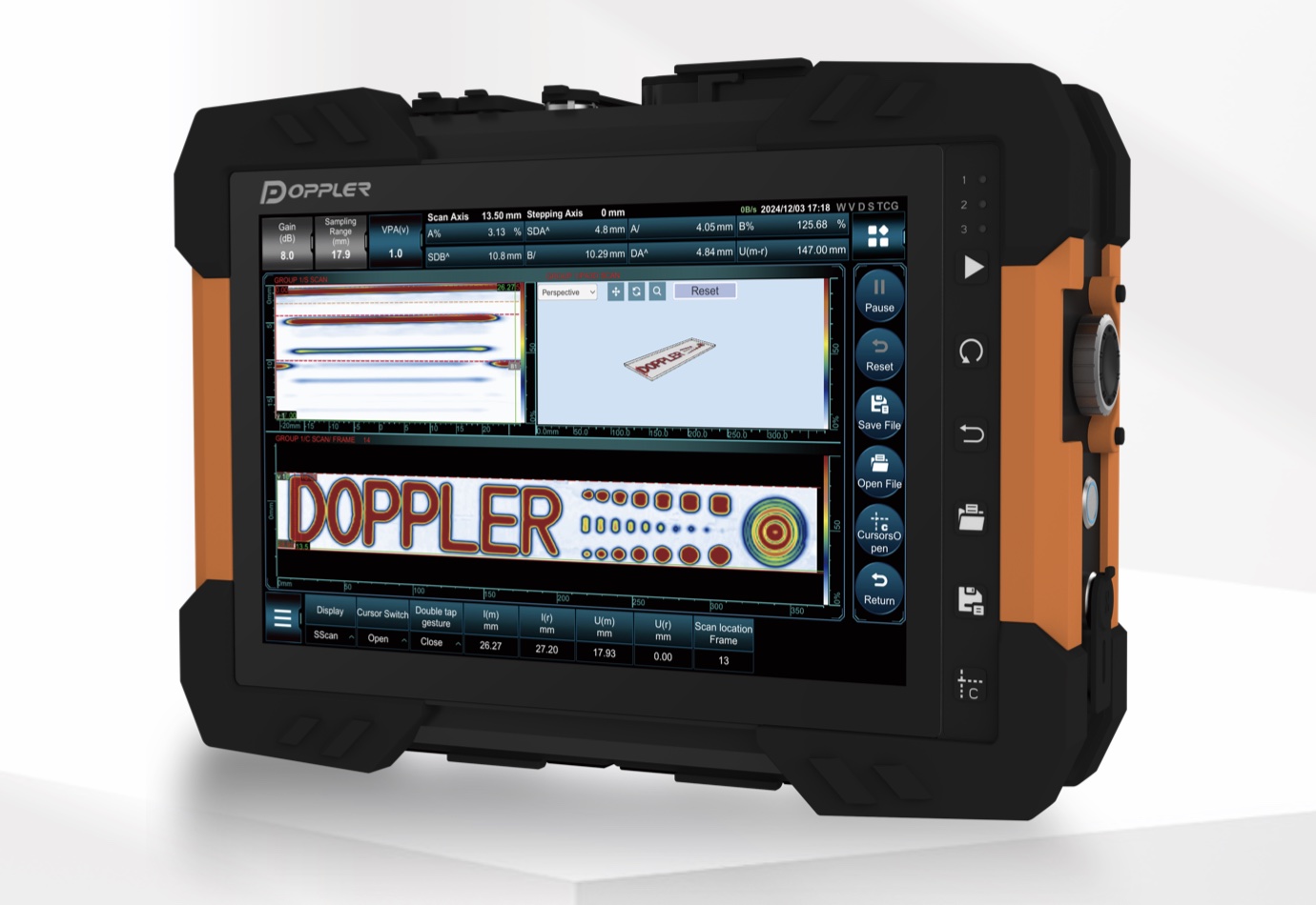 Novascan V3 — phased array flaw detector